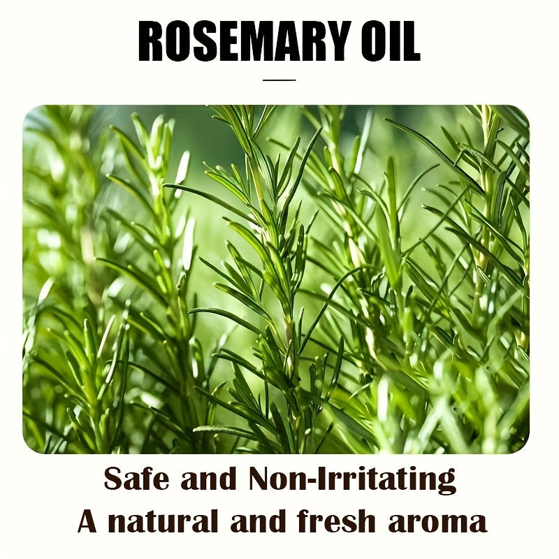 This 100ml bottle of pure natural rosemary essential oil can be used for hair care, moisturizing, and to make hair look shiny.