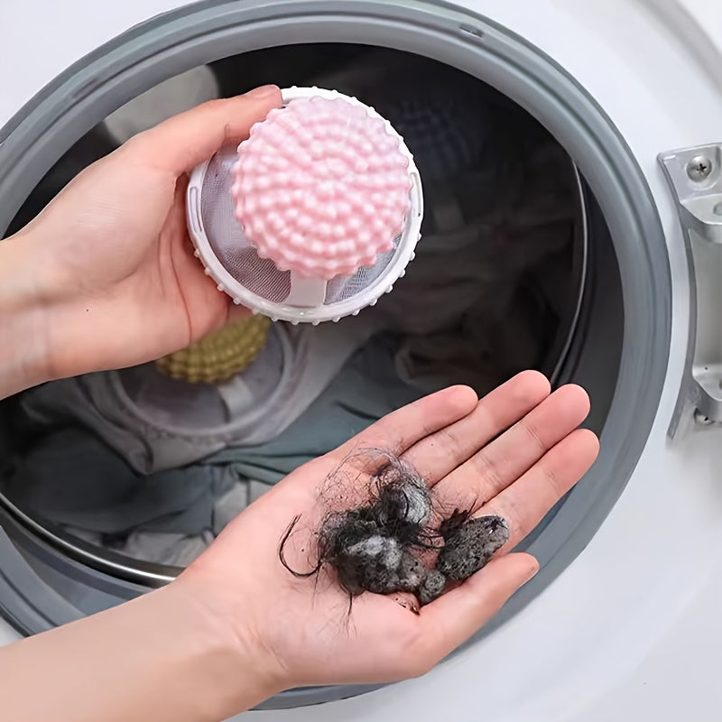 1pc Multi-Purpose Laundry Ball for Washing Machines - Hair & Lint Catcher made of Polyester Fiber