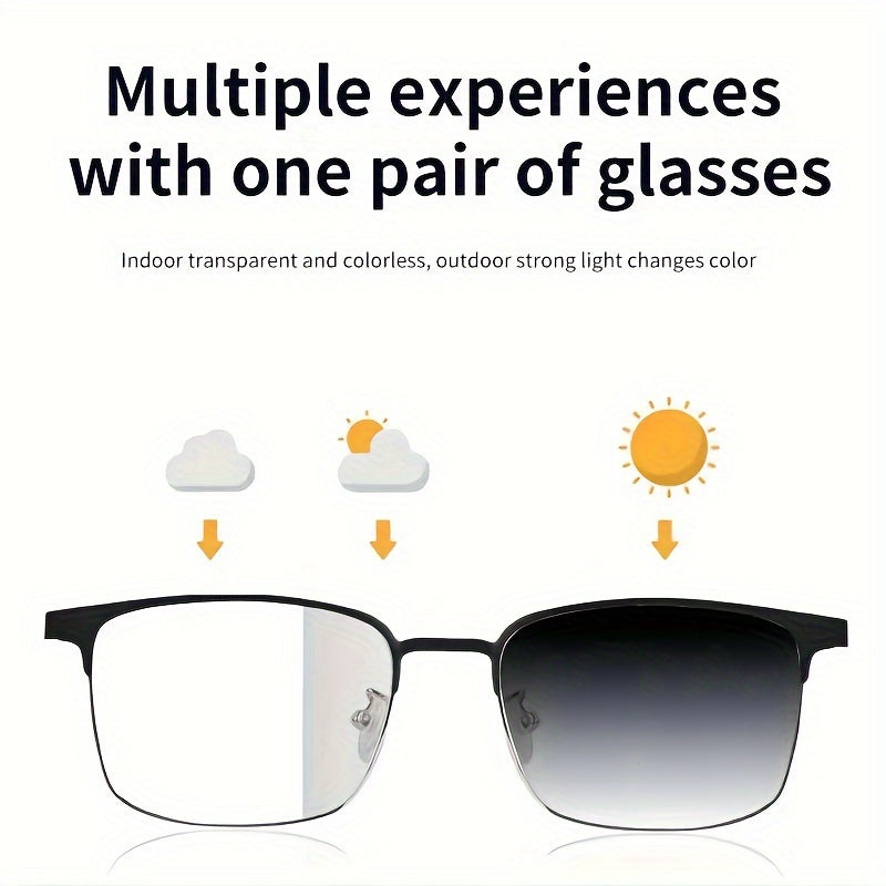 Wireless audio smart glasses with mic & speakers, polarized lenses, and voice assistant.