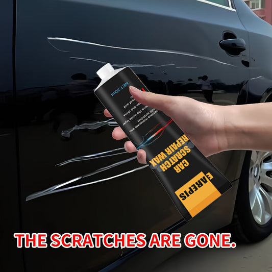 Car Paint Scratch Repair Wax - Easily Fix and Enhance Shine, Remove Swirls on All Colors, Long-Lasting Gloss, Simple Application - Beauty Maintenance for Auto Exterior, Formulated with Coconut Oil, Residue-Free, Safe for Metal Surfaces