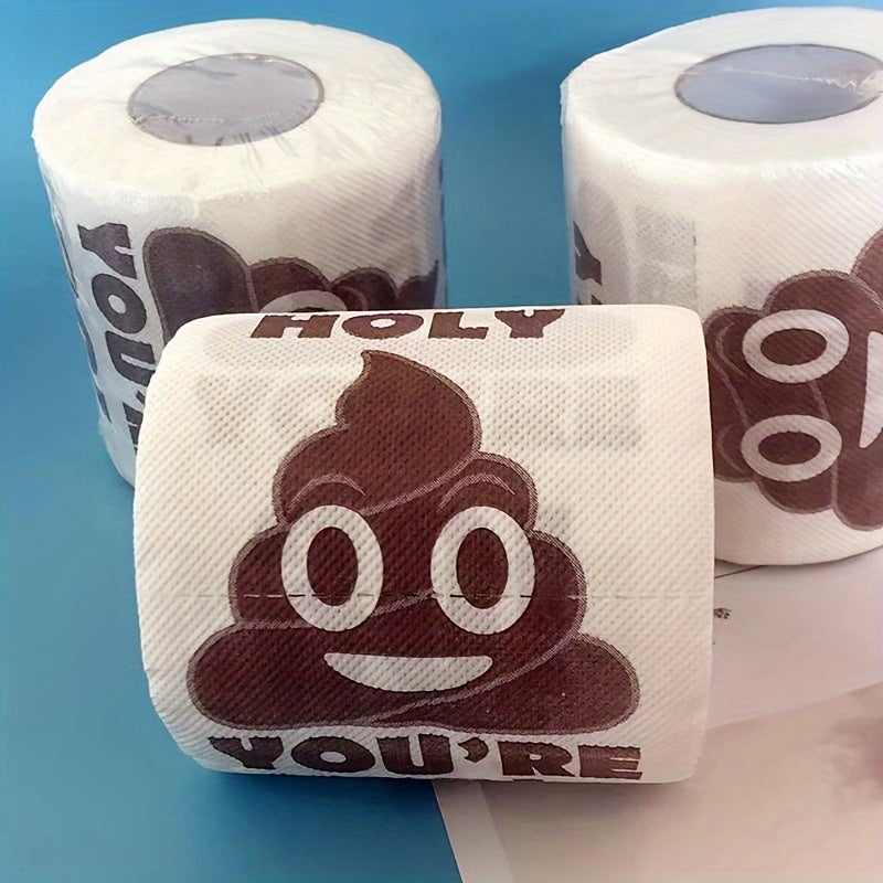 1pc of Funny Birthday Party Tissue Paper featuring a Cartoon Poop pattern. Perfect for party decoration and birthday gifts. Great for room and home decor.