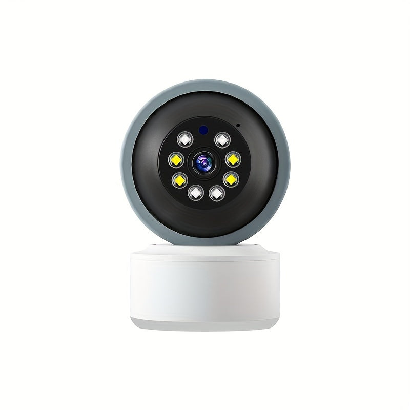 The Teruhal Smart Home Security Camera offers 2.4GHz WiFi connection, remote viewing through an app, motion detection and tracking, two-way audio, USB powered, automatic detection of abnormalities, dynamic human body object recognition, and is ideal for