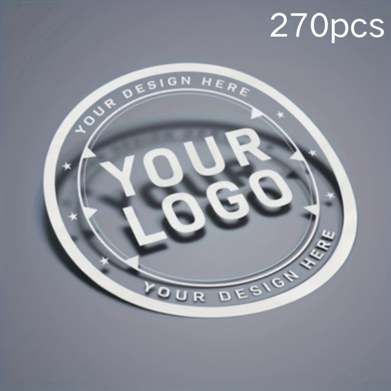 Custom stickers measuring 3.99 cm in size are available in waterproof PVC transparent and white bottom PP paper materials. These stickers can feature your logo, wedding or birthday designs, personalized labels for Christmas and Halloween gifts, or small