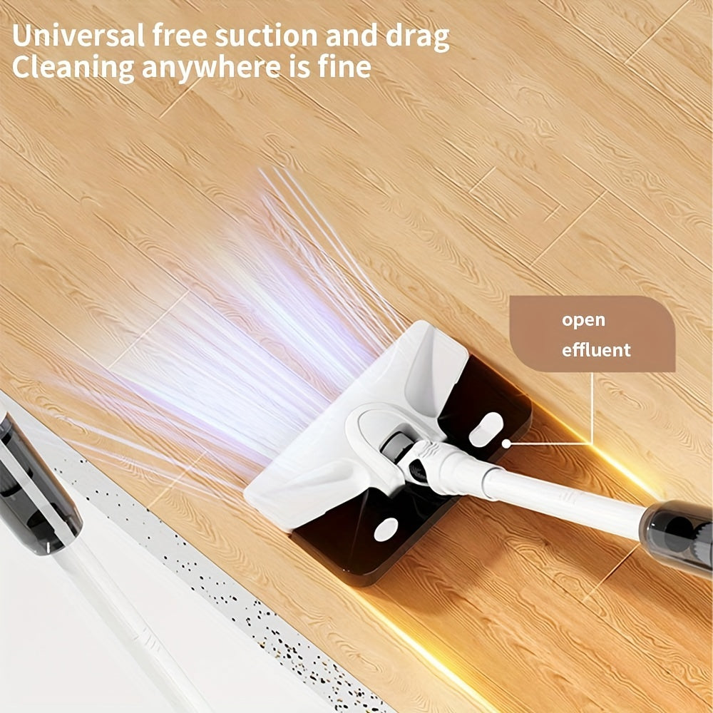 Wireless vacuum cleaner with lightweight design, built-in water tank, USB charging, 36V max power, and 0.3-0.4L dust cup.