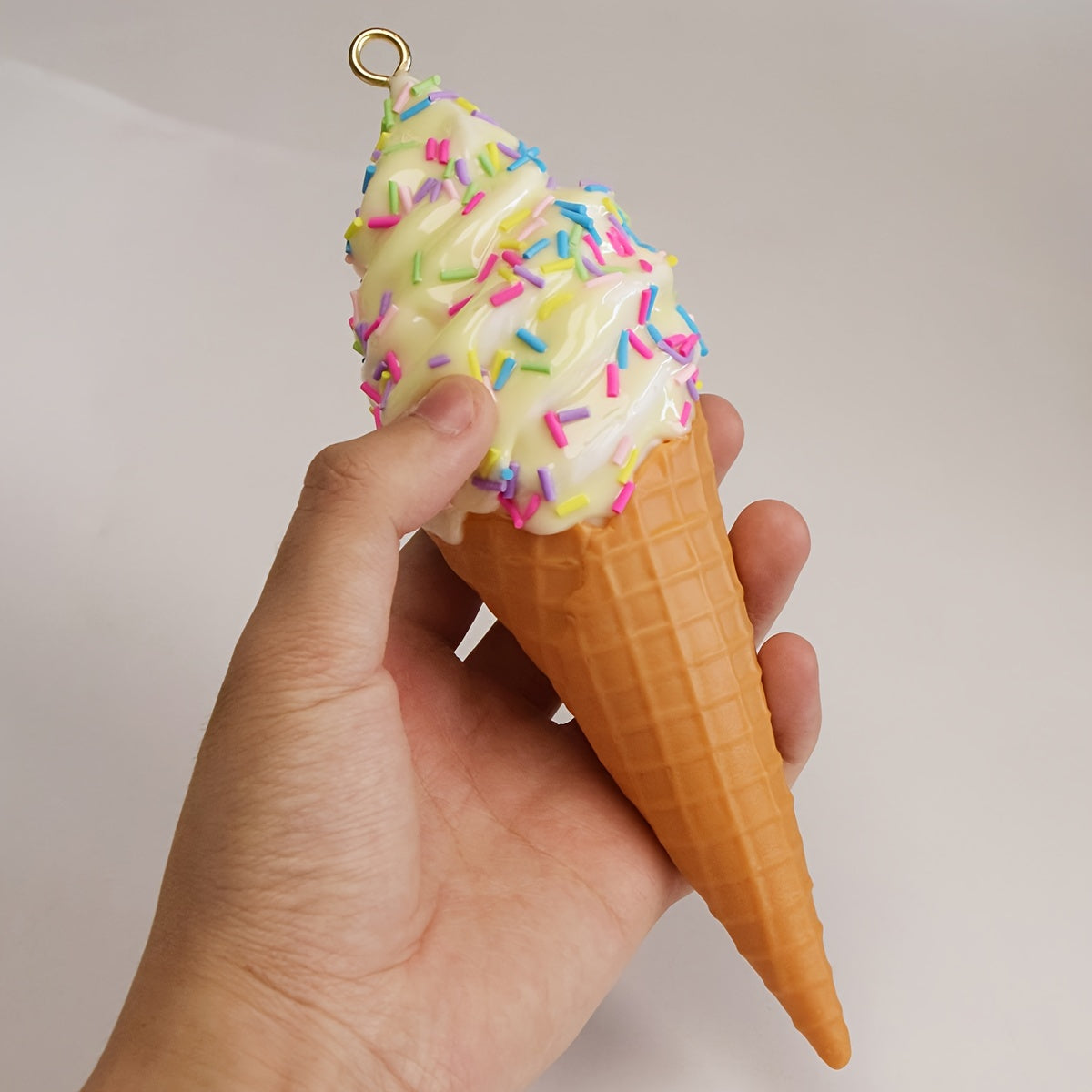 PVC Ice Cream Display Model, Great for Decor, Photography Props, and Room Decor