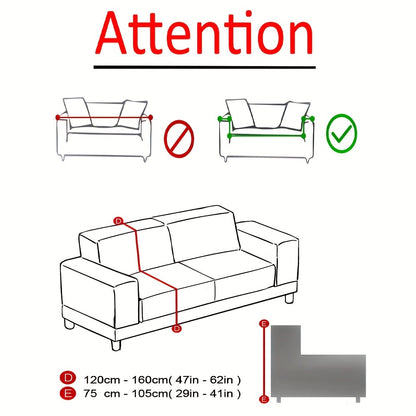 Чехол для дивана с эластичным спандексом для кресла, доступен в различных размерах.