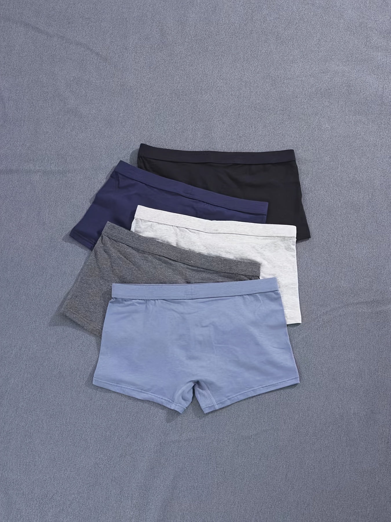 Pack of 5 Men's Soft Boxer Briefs