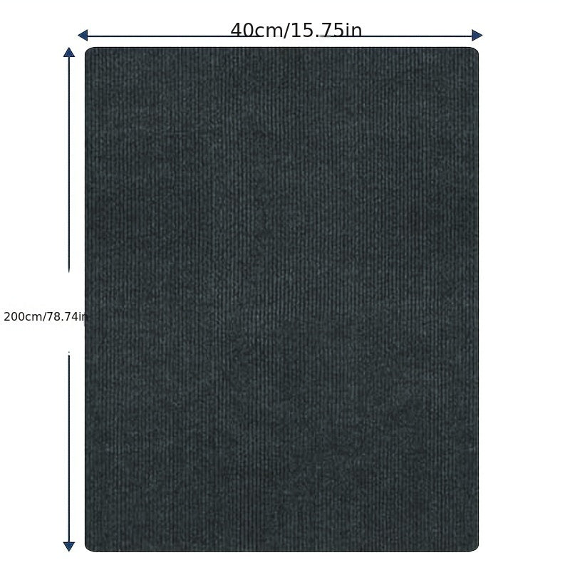 Рулон нескользящего самоклеящегося ковра - 40,64 см x 200,66 см, идеально подходит для лестниц, коридоров, офисов и спален - можно нарезать по размеру и использовать повторно