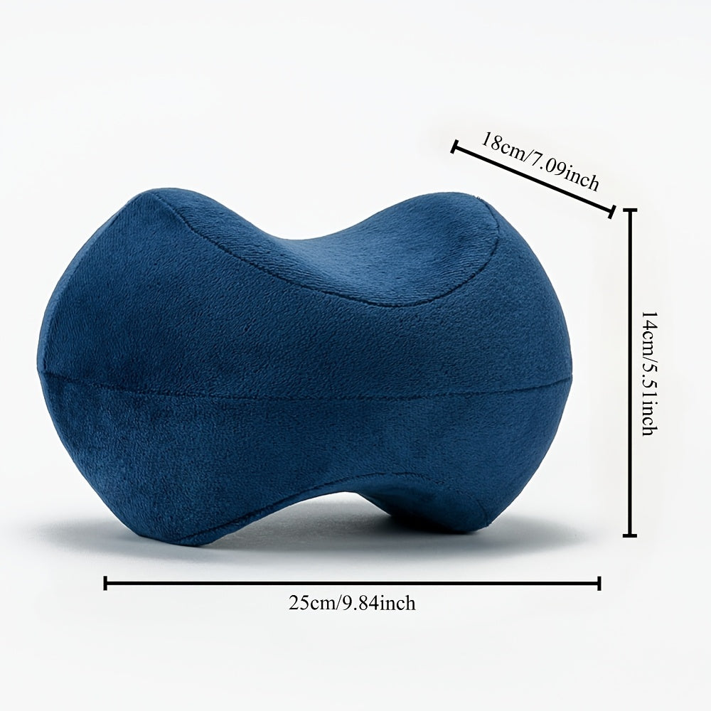 Memory Foam Leg Positioner Pillow, designed for comfort and support during pregnancy, post-surgery recovery, or everyday relaxation. Medium firmness makes it suitable for ages 14 and up. Ideal for improving posture and reducing discomfort.