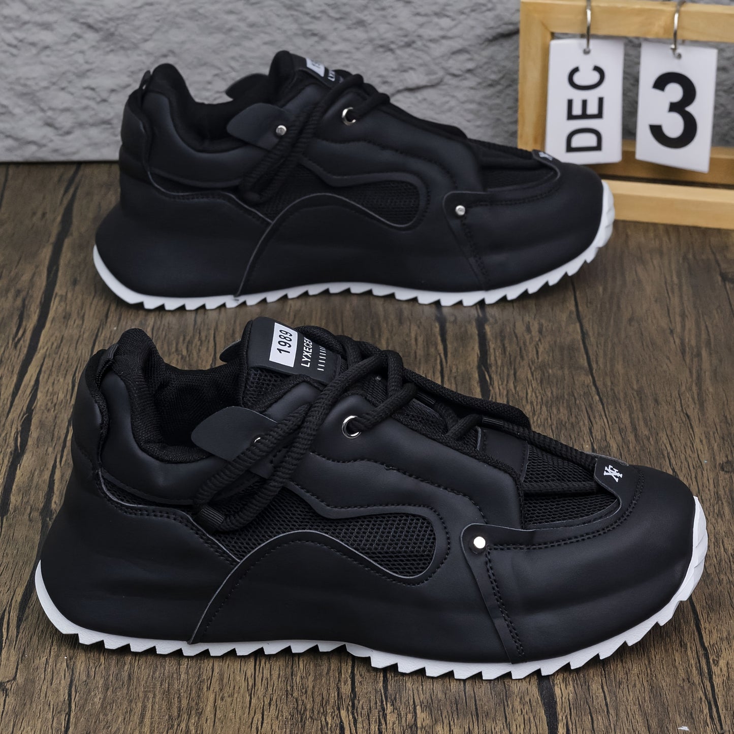 Men's Zhenyu Fashion Sneakers - Versatile casual running shoes with non-slip durable design, breathable lining, and comfort insole. Ideal for all seasons, hiking, daily wear, and camping.