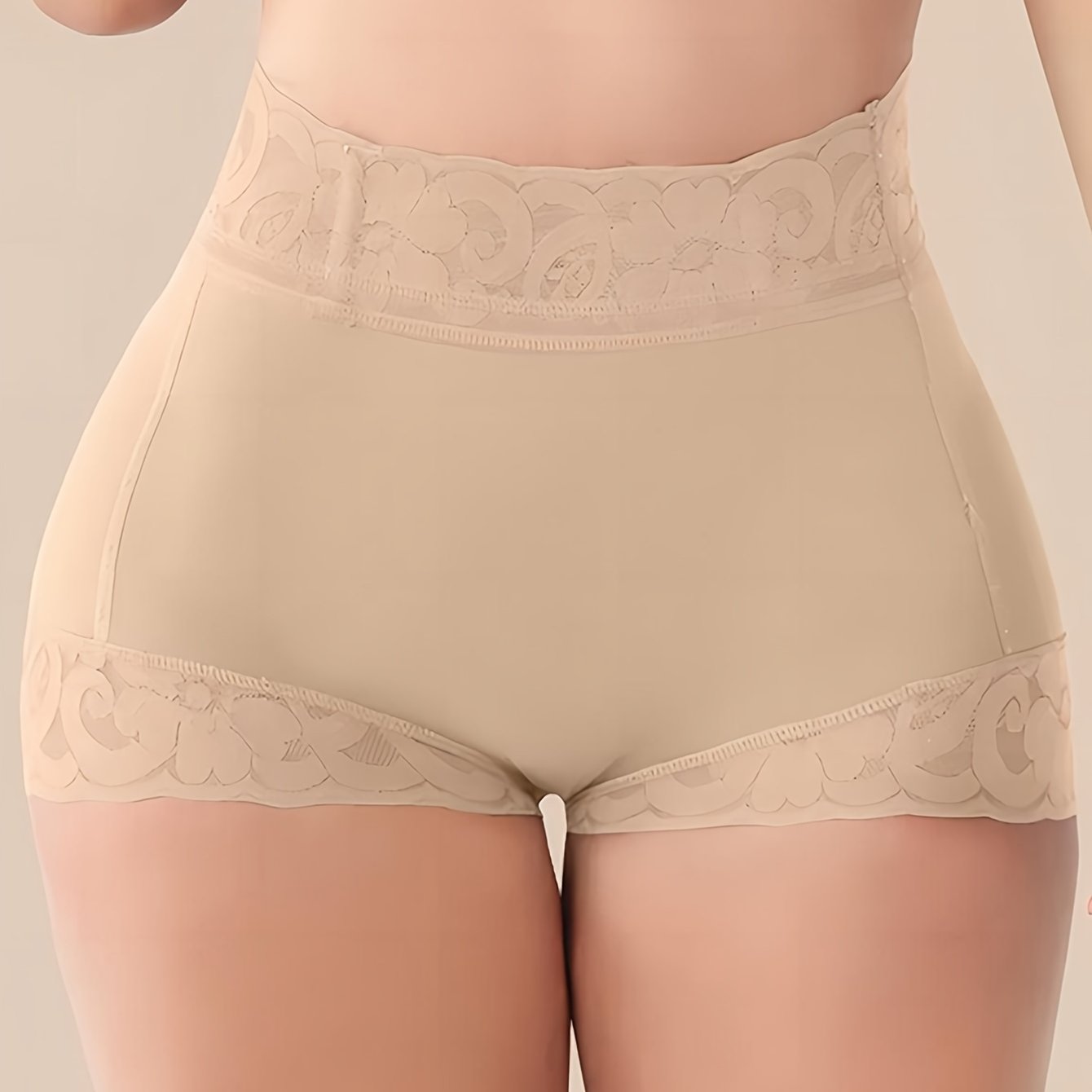 Dantel Qirralar Butt Lift Panties, Qulay va Havo O'tkazuvchi Ayollar Ichki Kiymishi