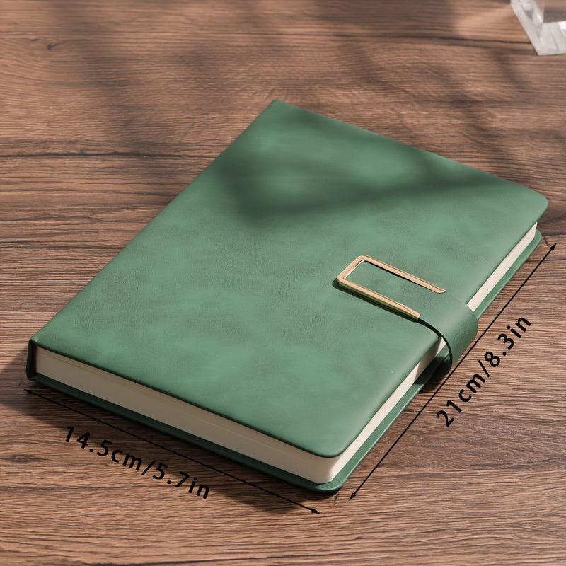 Vintage PU Leather Notebook with Custom Soft Cover and Bookmark - Ideal for Business Meetings, University Life, or Love Diary