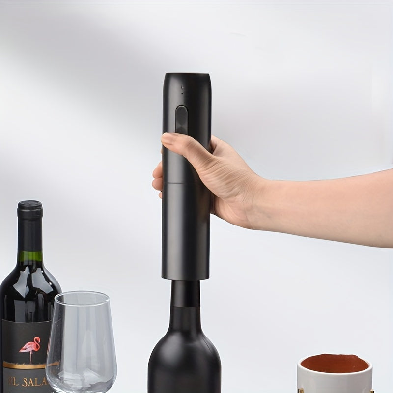 Electric wine bottle opener set for home, kitchen, and restaurant use.