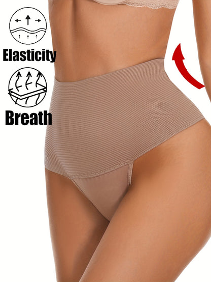 Slimming high-waist shaping panties for women.