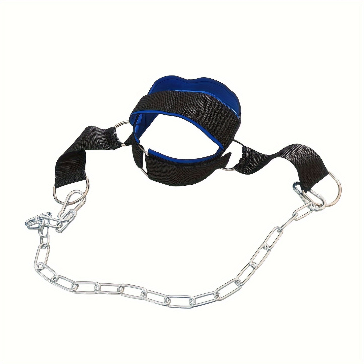 Neck Training Band with Chain for Strength Training and Neck Muscle Exercise