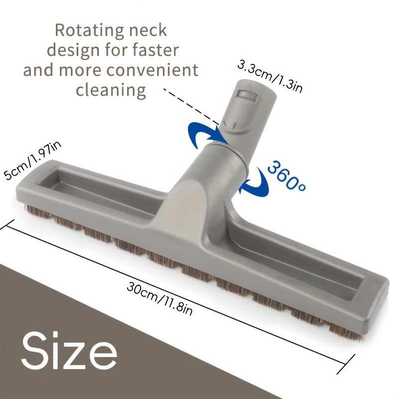 Attachment for Vacuuming with Horsehair Bristles - Fits V6, DC62, DC59, V8, V7, V10, V11 Models - Soft Floor Cleaning Tool for Effective Dust Collection