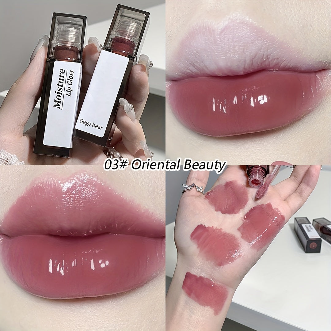 Moisturizing lip gloss for hydrated, full, and glossy lips. Perfect Valentine's Day gift.