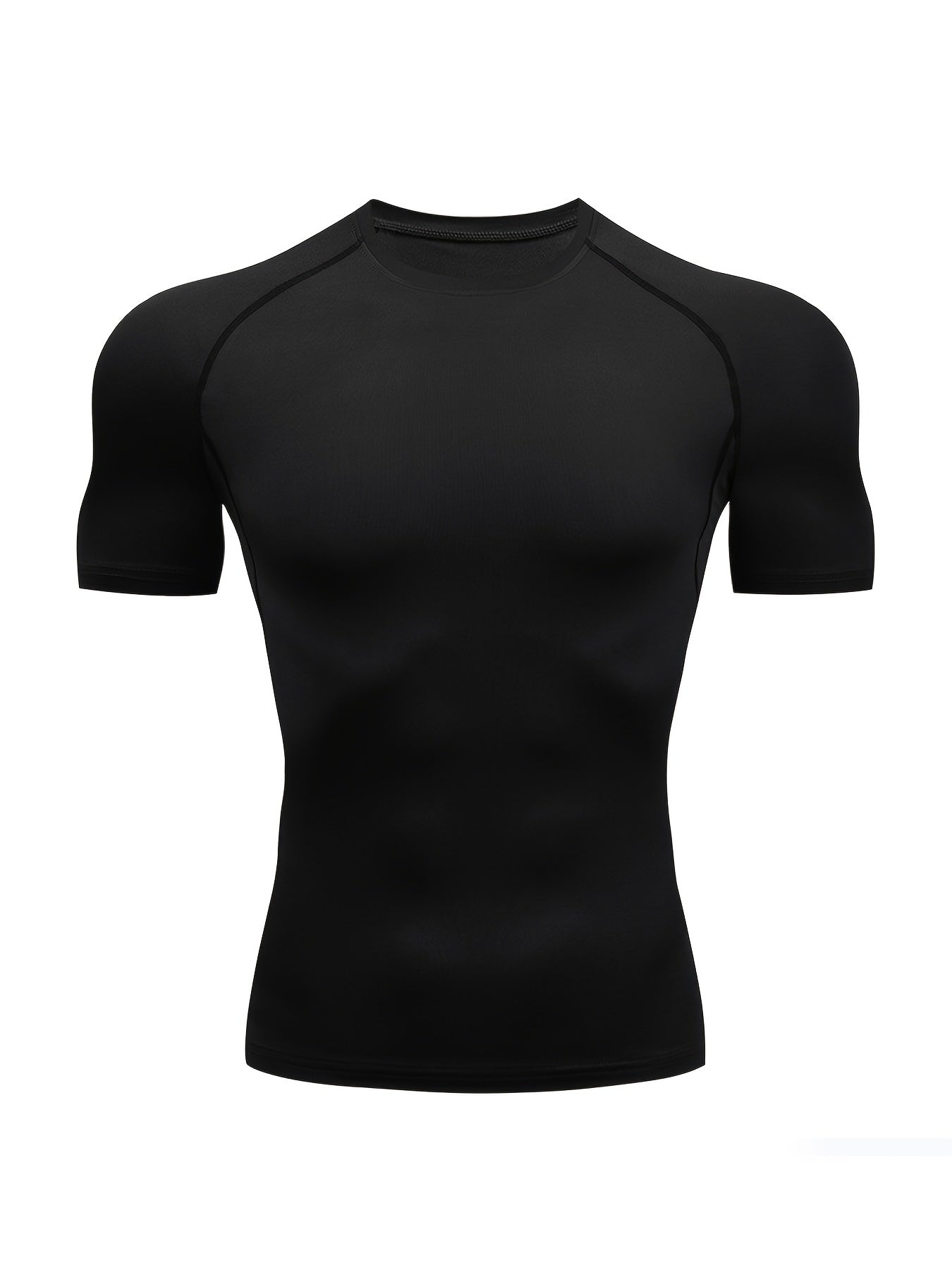 Fast-drying men's top for outdoor training - stretchy and breathable.