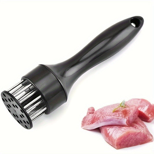 This meat tenderizer tool features a stainless steel needle and ultra-sharp blade, making it ideal for tenderizing a variety of meats such as chicken, beef, steak, veal, and pork. Whether you're cooking at home or in a restaurant, this kitchen gadget is