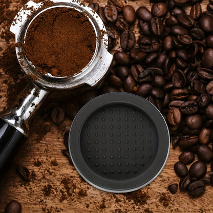 Durable Round Silicone Coffee Tamper Mat - Premium Espresso Press Pad for Kitchen & Dining