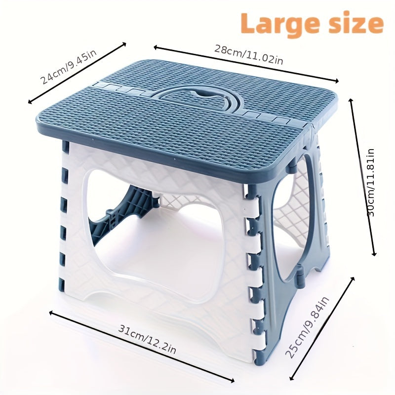 Portable Folding Stool for Home and Outdoor Use - Lightweight and Simple Design, Perfect for Fishing, Camping, and Events