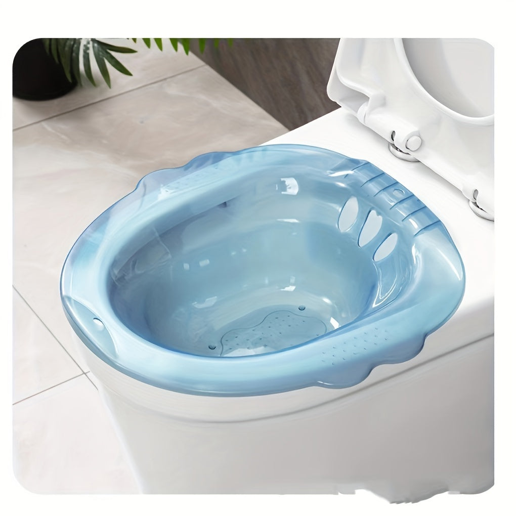 Transparent bidet for women, designed for elderly, pregnant, and postpartum care.