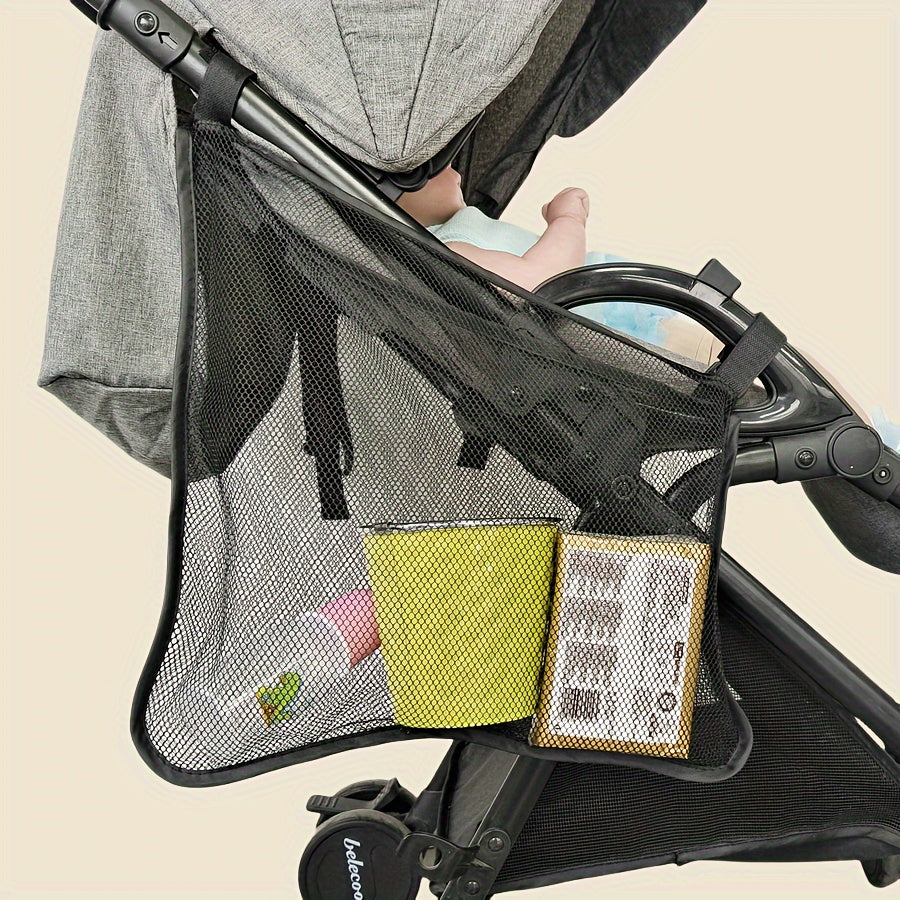 Stroller Side Hanging Net Bag: Universally Compatible, Anti-Slip, and Suitable for Ages 14+