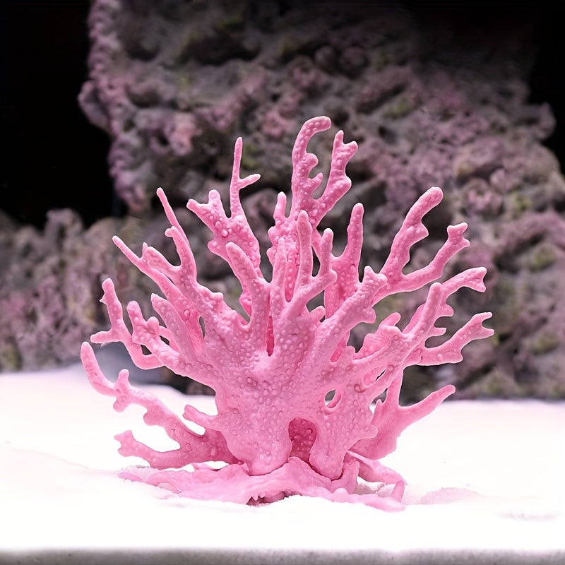 Imitation coral decoration for aquariums and living rooms.