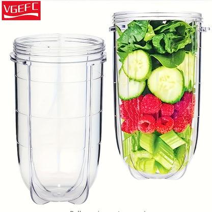 [Bestseller] Set of 2 16oz Replacement Blender Cups for Magic Bullet MB1001 Series, Compatible with 250W Juicer Mixer - Made of VGEFC Plastic, High-Quality Replacement Parts