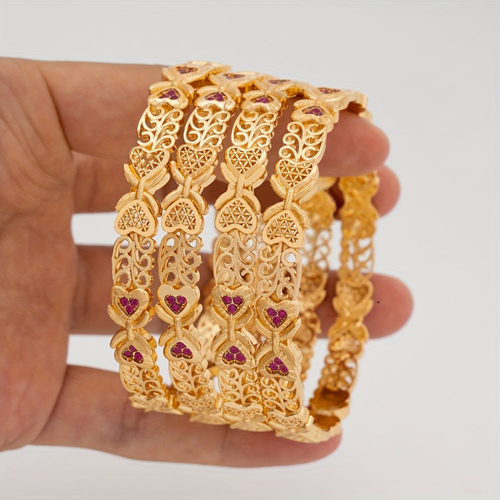 Luxurious Ethnic Style Bracelet for Dubai Women's Fashion in the Middle East - A European and American Hand Ornament fit for a Bride, with the elegance of a Closed Mouth Bracelet inspired by African Nigeria Women's Wedding Accessories.