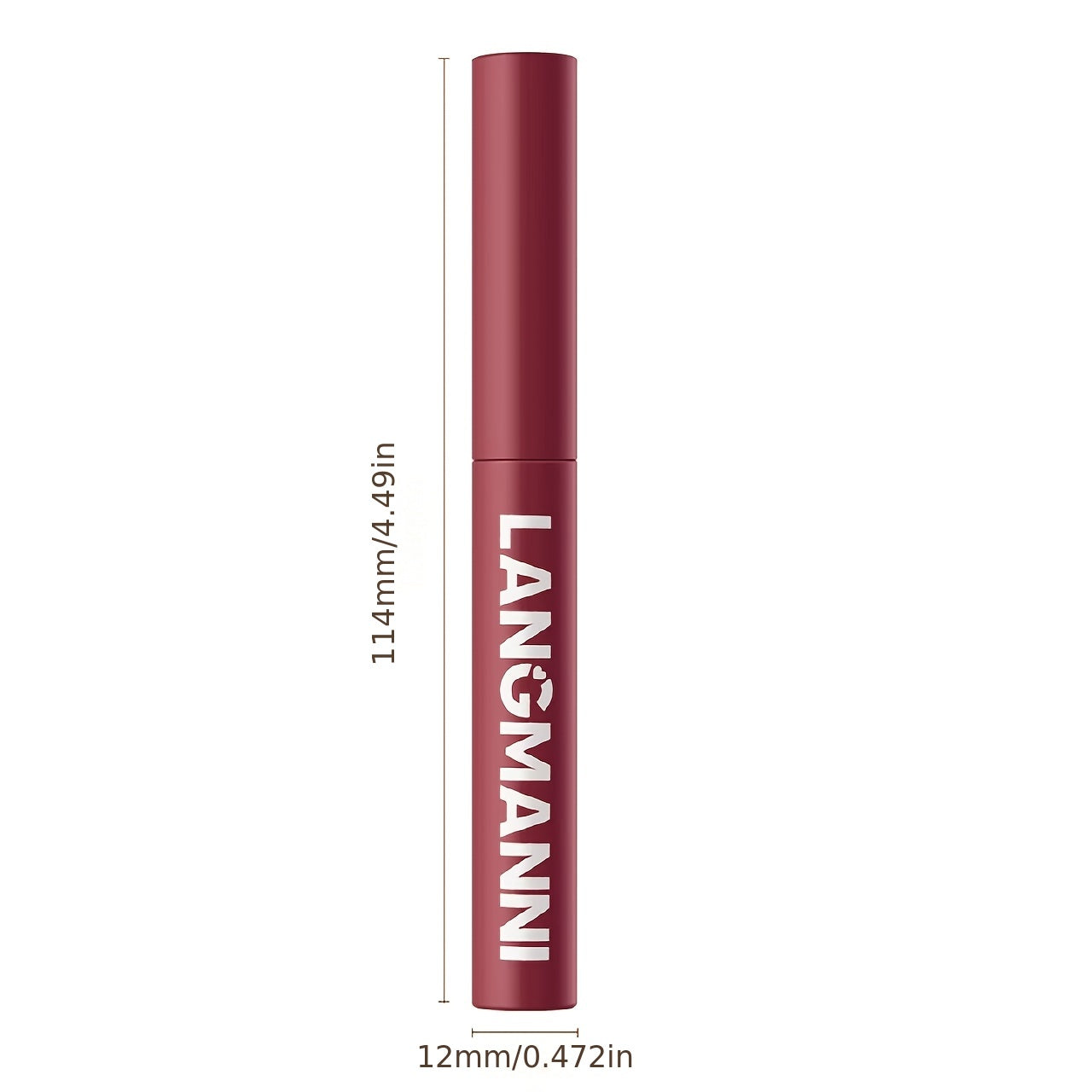 This matte lipstick has an angled tip, comes in a single stick, is long-lasting, moisturizing, and available in 8 shades.