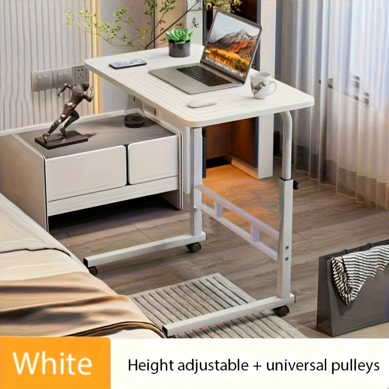 1pc Universal Pulley and Height Adjustable Folding Study Table for students and laptops.