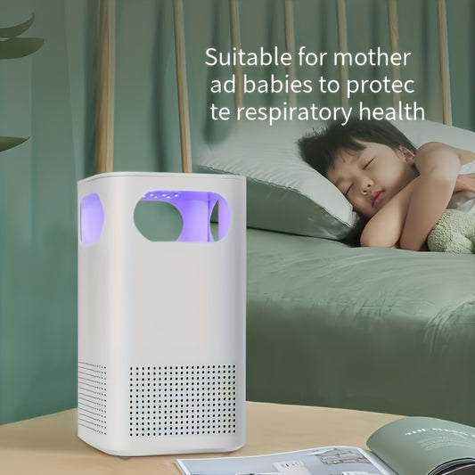 1pc Smart Anion Air Purifier: USB powered, low voltage operation, removes haze and dust, provides fresh air for home and office.