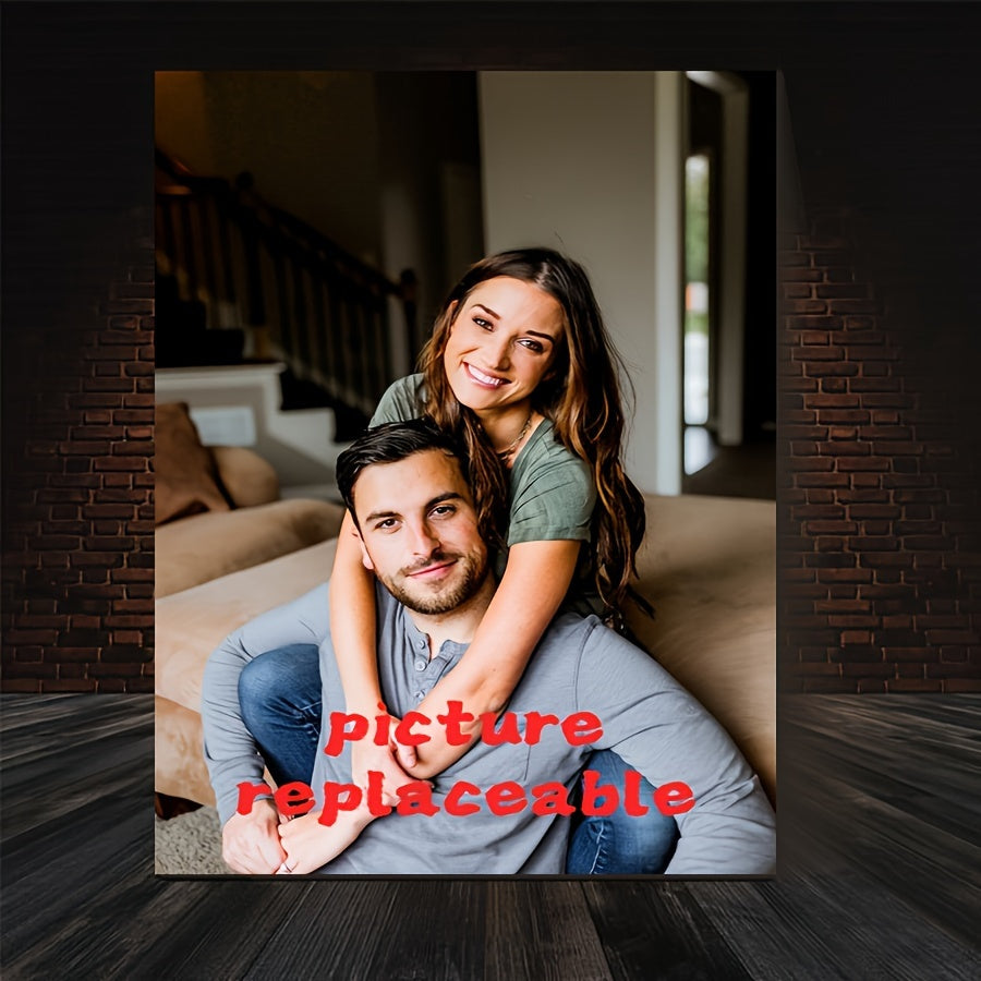 Customizable Wooden Picture Frame sized at 29.97cm x 39.88cm - Ideal for Couples, Perfect for Birthdays and Special Occasions, Enhances Bedroom and Living Room Decor