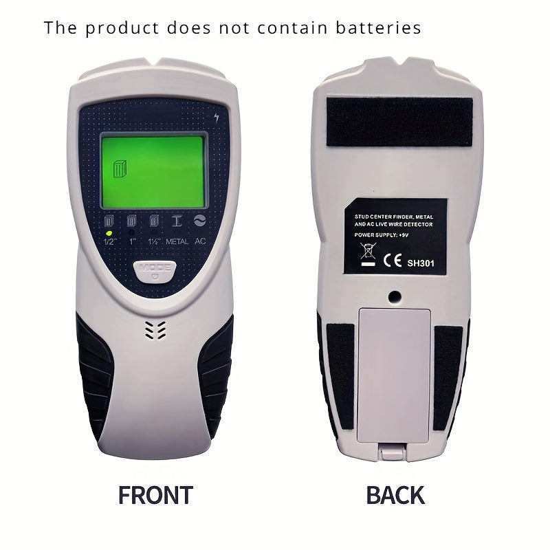 SH301 Wall Scanner accurately detects wood, metal, and wires with LED LCD display.