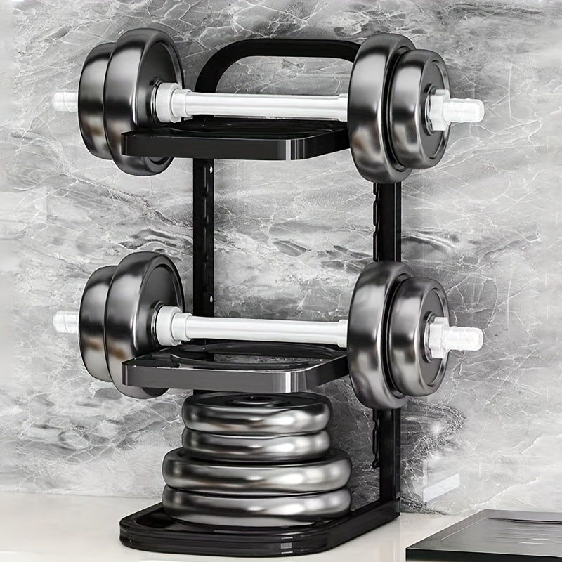 Stainless steel pot rack with adjustable height, available in 3-tier or 4-tier options. Ideal for kitchen or restaurant use, with durable metal construction and space-saving design.