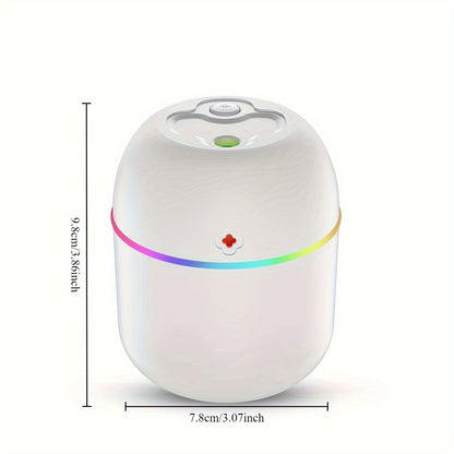 USB Home Humidifier & Aroma Diffuser: Cool Mist Air Freshener for Back to School