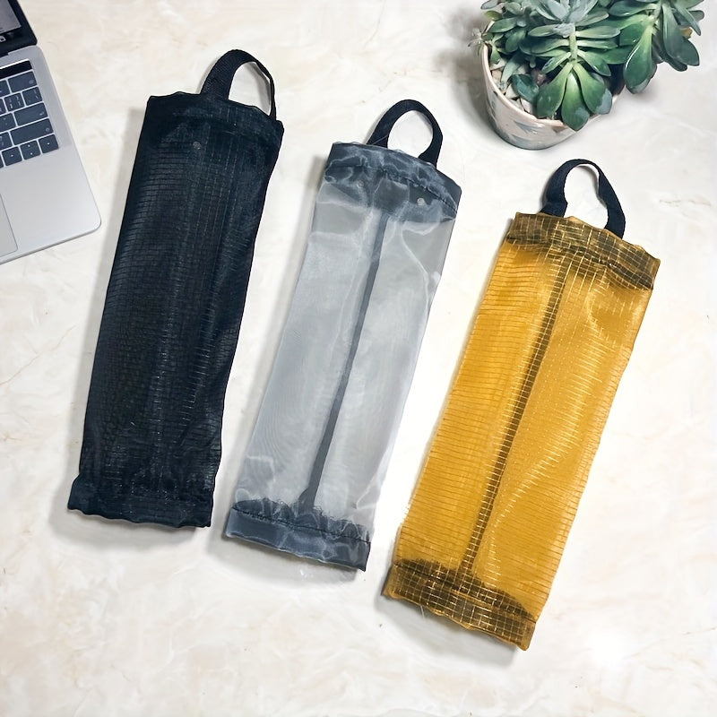 Large Capacity Wall Hanging Rubbish Bag Organizer - 1/2/3 Pieces - Mesh Bag for Convenient Extraction and Storage of Underwear and Wardrobe Items - Home Supplies