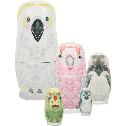 Handcrafted nesting dolls for kids, great for holidays like Christmas and Easter