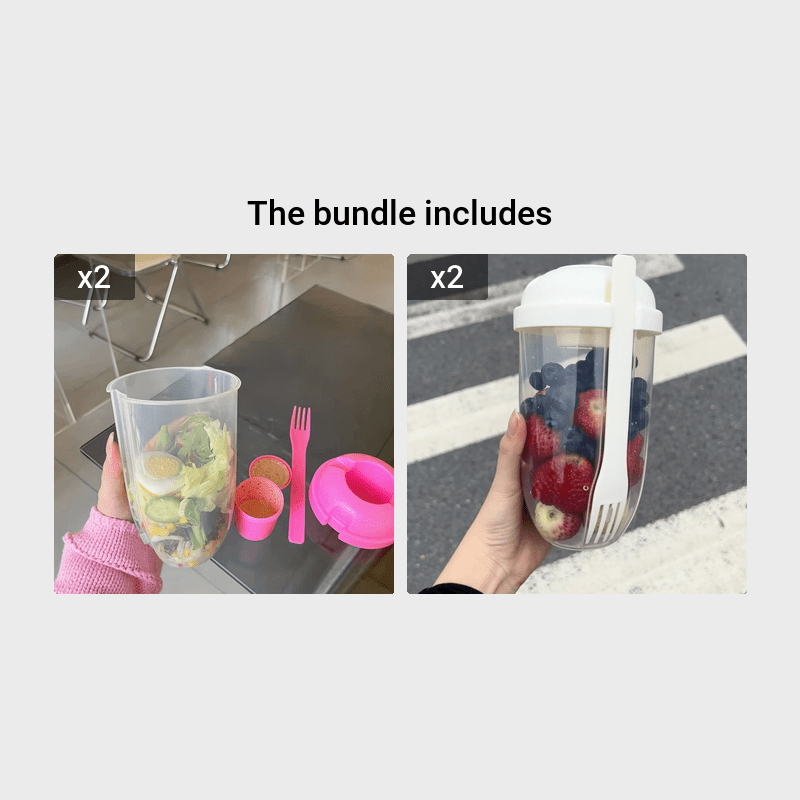 Large Capacity Salad Shaker with Portable Dressing Rack, Perfect for Picnics and Lunches. Easy to Clean and a Must-Have Addition to Your Kitchen Supplies and Tools.