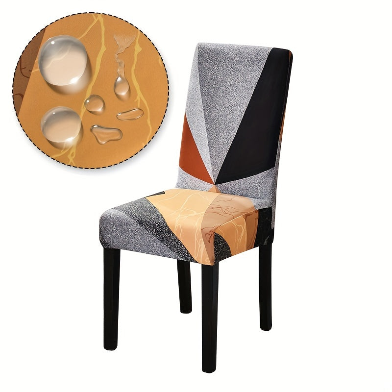 Waterproof spandex elastic table and chair cover set, available in 1, 4, or 6 pieces, 130g/GPS.