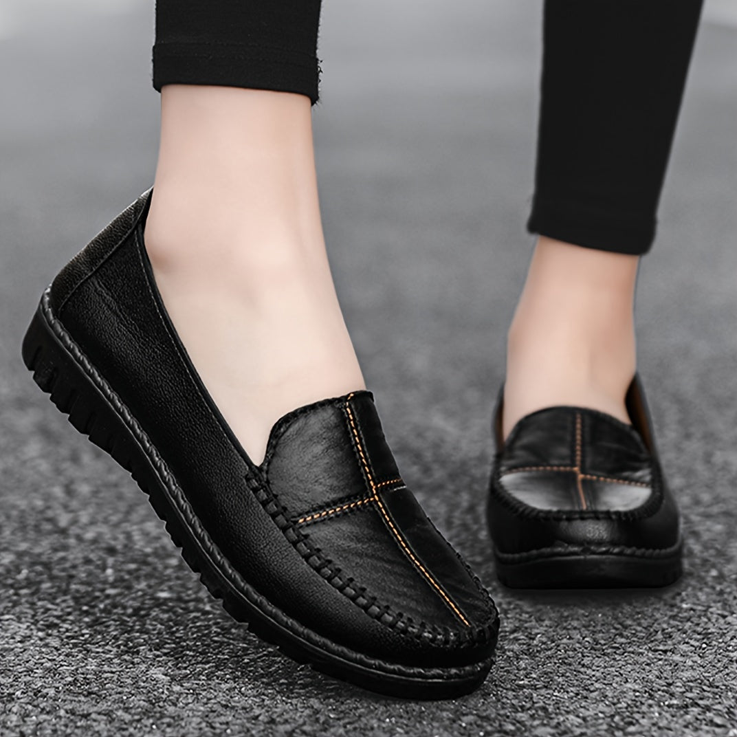 Women's trendy loafers with soft, wear-resistant sole for daily non-slip walking