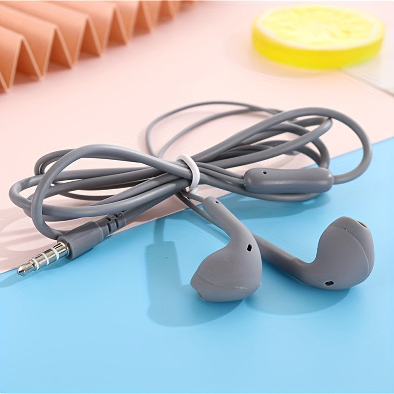 Wired U19 sports earphones with 3.5mm jack, push button call control, condenser mic, and skin-friendly material. Suitable for running and exercise.