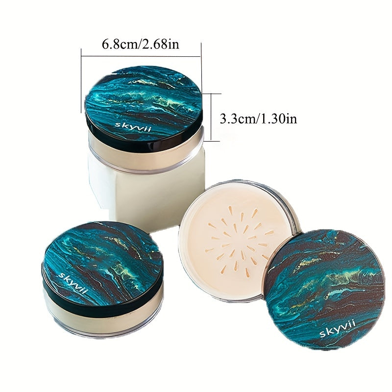 Waterproof makeup setting powder with sweat resistance and oil control for long-lasting, non-smudge, matte finish. Contains plant squalane, perfect for St. Patrick's Day gift.