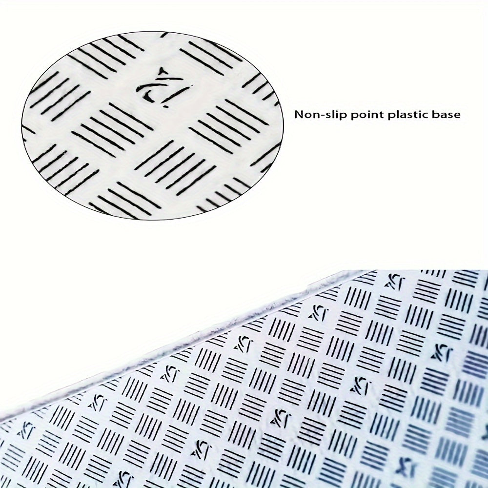 One piece of cutlery, a set of spoons, spices, a welcome mat for the entry door, a long strip floor mat for the kitchen, a non-slip foot mat for the house bathroom toilet, and a carpet for the bedroom sofa.