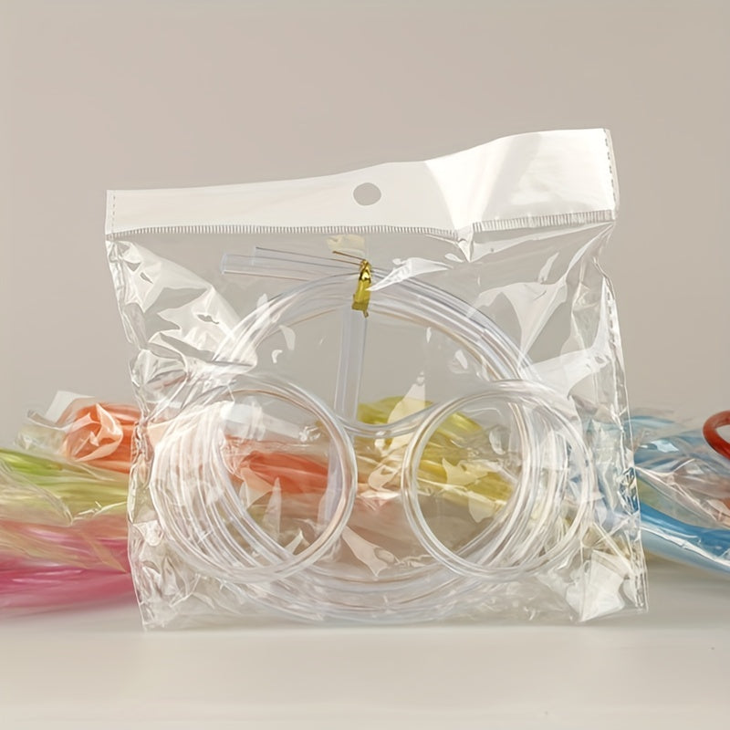 1 pair of Crazy Straw Glasses for birthday parties, party favors, and gift bag stuffers.