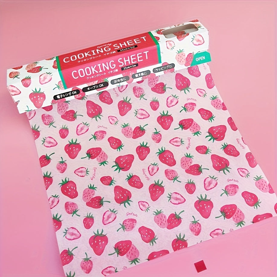 1 Roll of Adorable Patterned Wax Paper Sheets - Perfect for Grease-Resistant Baking and Disposable Food Wrapping for Sandwiches, Hamburgers, Fried Chicken, and More! A Must-Have for Your Kitchen - Includes Gadgets, Stuff, and Accessories!