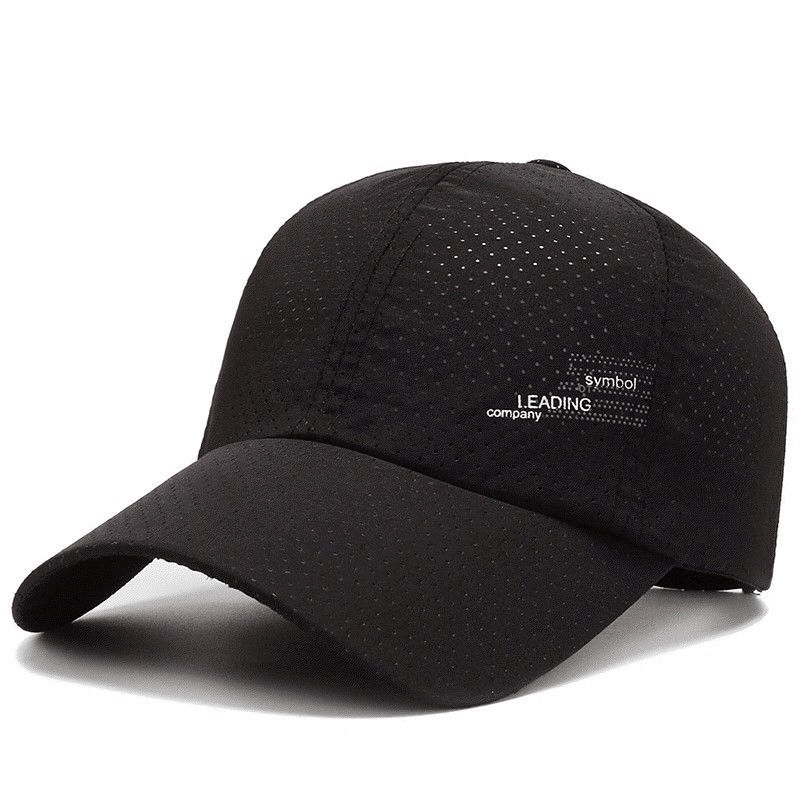 Unisex 2-Pack Quick-Dry Baseball Caps with Sporty Alphabet Print Design, Ideal for Spring/Summer Wear.