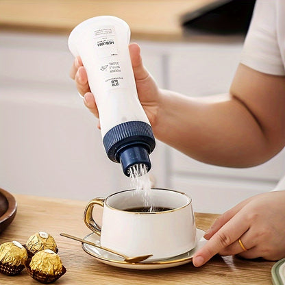 Powder sprinkler bottle set, sugar shaker, coffee sprinkler, DIY baking bottle, sauce squeeze bottle - 350ml/11.84oz