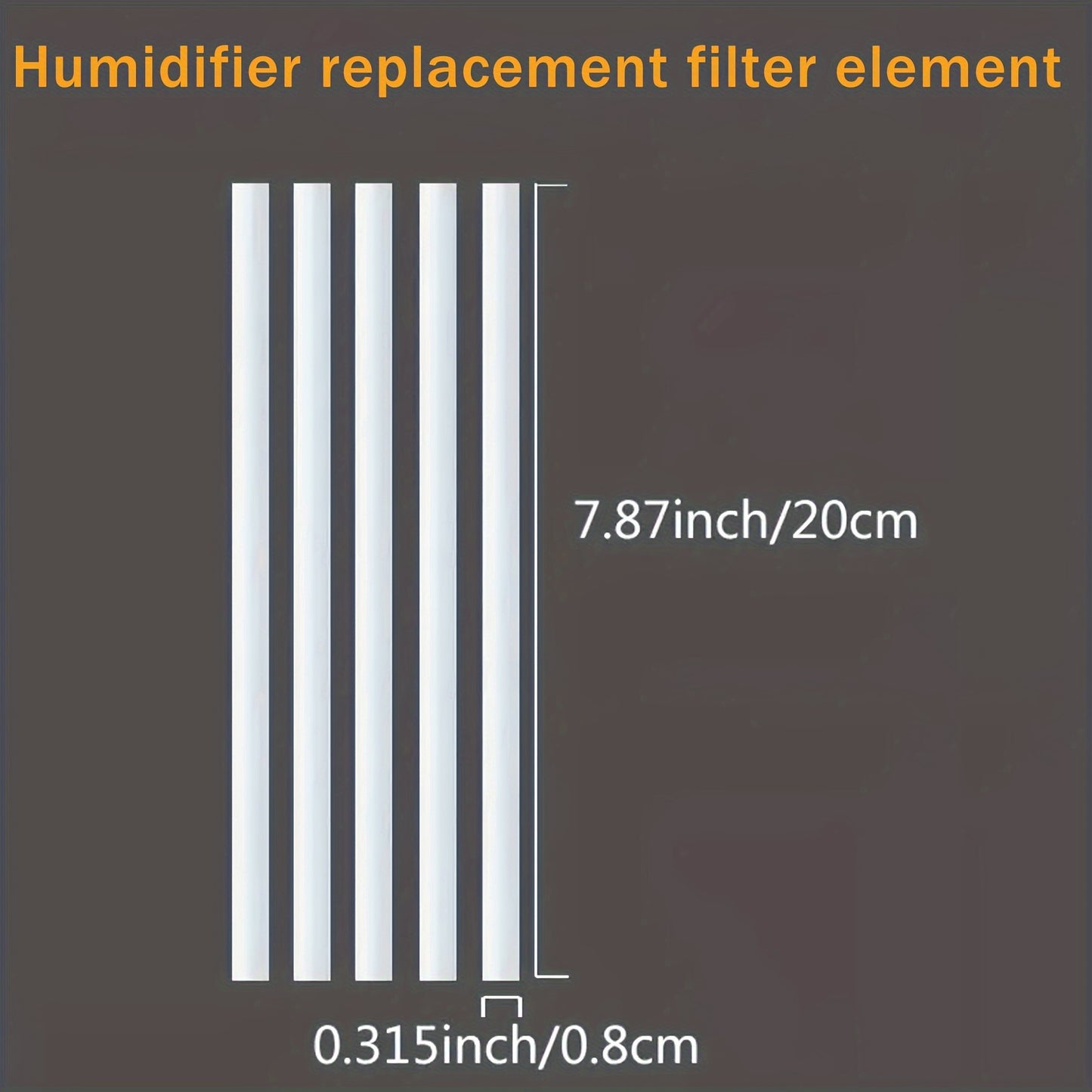 Premium cut absorbent filter for air humidifiers and aromatherapy diffusers, with universal fit and 200MM*8MM aromatherapy swabs.